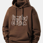 Limited Edition Print Relax Fit Hoodie