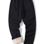 3 Pieces Teddy Lined Straight Leg Pants