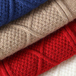 Twist Jacquard Crew Neck Sweater
