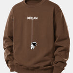 Dream Astronaut Print Relax Fit Sweatshirt