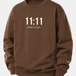 11:11 Print Relax Fit Sweatshirt