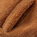 Relax Fit Warm Teddy Fleece Long Coat