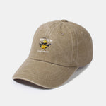 PEW PEW MADAFAKAS Chicken Pattern Casual Washed Cotton Baseball Cap