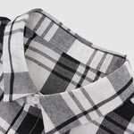 Men's Plaid Loose Fit Casual Long Sleeve Shirt