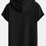 Ribbed Hooded  Arc Hem T-Shirt & Shorts