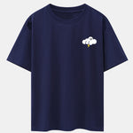 Thundercloud Print Drop Shoulder Oversize T-Shirt