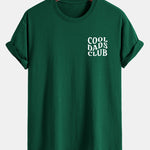 Regular Fit Cool Dads Club Print Cotton T-Shirt