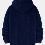 New York Embroidery Teddy Hoodie