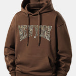 Camouflage New York Print Relax Fit Hoodie