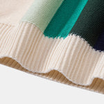 Striped Knitted Polo Shirt & Slim Fit Tapered Trousers