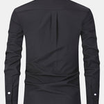 Long Sleeve Pocket Button Up Oxford Shirt
