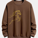 Year of the Horse Graphic Relax Fit Sweatshirt