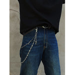 Retro Punk Metal Cross Waist Chain