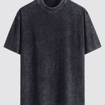 3 Pieces Washed Distressed Drop Shoulder T-Shirt
