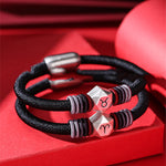 Buddha Stones 999 Sterling Silver 12 Constellations of the Zodiac Blessing Handmade String Bracelet (Extra 35% Off | USE CODE: FS35)