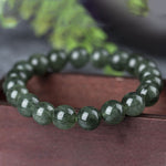 Buddha Stones Natural Green Crystal Blessing Wealth Bracelet