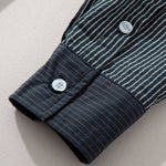 Japanese Striped Patchwork Shirt