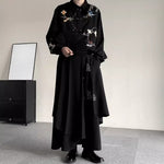 Irregular Retro Layered Draped Wide-leg Culottes