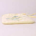Buddha Stones Lotus Peony Epiphyllum Phoenix Suzhou Embroidery Cotton Linen Tote Crossbody Bag Shoulder Bag Handbag