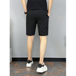 Striped Casual Slim Fit Shorts
