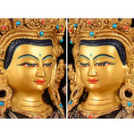 Buddha Stones Bodhisattva Chenrezig Four-armed Avalokitesvara Protection Copper Statue Decoration
