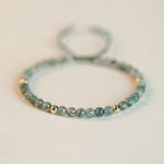 Buddha Stones Moss Agate Lucky Balance Bracelet