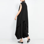 Irregular Sleeveless Long Shirt