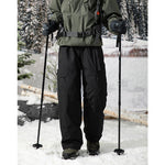 Winter White Duck Down Softshell Waterproof Warm Ski Pants