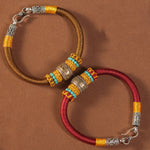 Buddha Stones Handmade Tibetan Amulet King Kong Knot Luck Protection Braided Bracelet