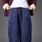 Thickened Reversible Corduroy Trousers