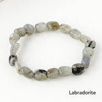 Natural Irregular Shape Crystal Stone Spiritual Awareness Bracelet