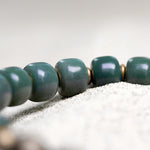 Buddha Stones Tibetan Cyan Bodhi Seed Copper Success Bracelet