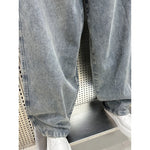 Casual Straight-leg Wide-leg Jeans