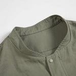 Retro Japanese Style Stand-up Collar Zip-up Jacket