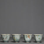 Buddha Stones Loquat Dogwood Hawthorn Morning Glory Ceramic Teacup Kung Fu Tea Cup