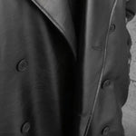 Soft Pu Leather Windbreaker Jacket