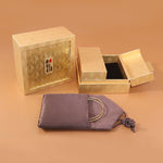 Retro Jewelry Storage Feather Pattern Box Gift Box