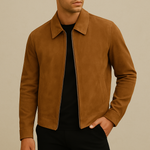 The Camel Collar Look – Luxe Layered Ensemble