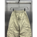 Ice Silk Loose Straight Cargo Trousers