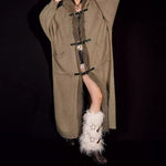 American Loose Wool Knitted Cardigan