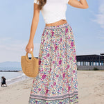 Zeagoo Women's Boho Floral Skirt