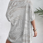 Zeagoo Short Sleeve Boho Oversized Knitted Cardigan