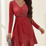Zeagoo Dress Women's Christmas Dress Elegant Winter Dress (DE Only)