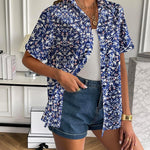 Zeagoo Women Linen Button Down Shirt