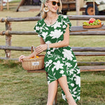 Zeagoo Summer Dress Women's Dresses Short Sleeve Dress (DE Only)