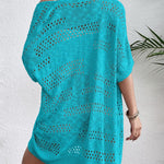 Zeagoo Short Sleeve Boho Oversized Knitted Cardigan
