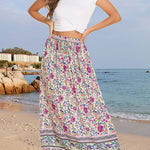 Zeagoo Women's Boho Floral Skirt