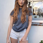 Zeagoo T-Shirt Short Sleeve Tops Casual Crew Neck Blouse (DE Only)