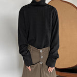 Retro Turtleneck Casual Loose Knit Sweater