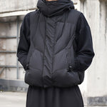 White Duck Down Hooded Down Vest
